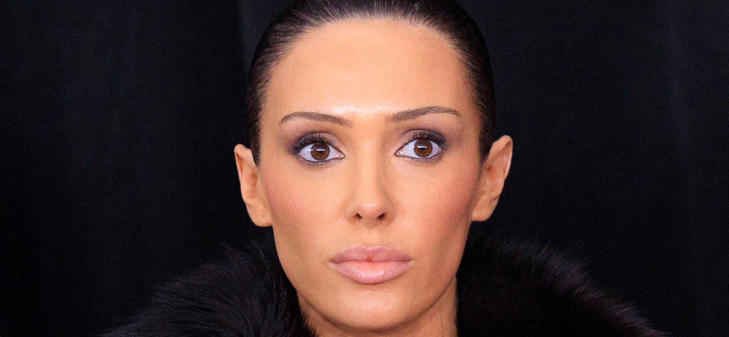 Bianca Censori Channels Kim Kardashian In Long Black Hair And Sheer Dress