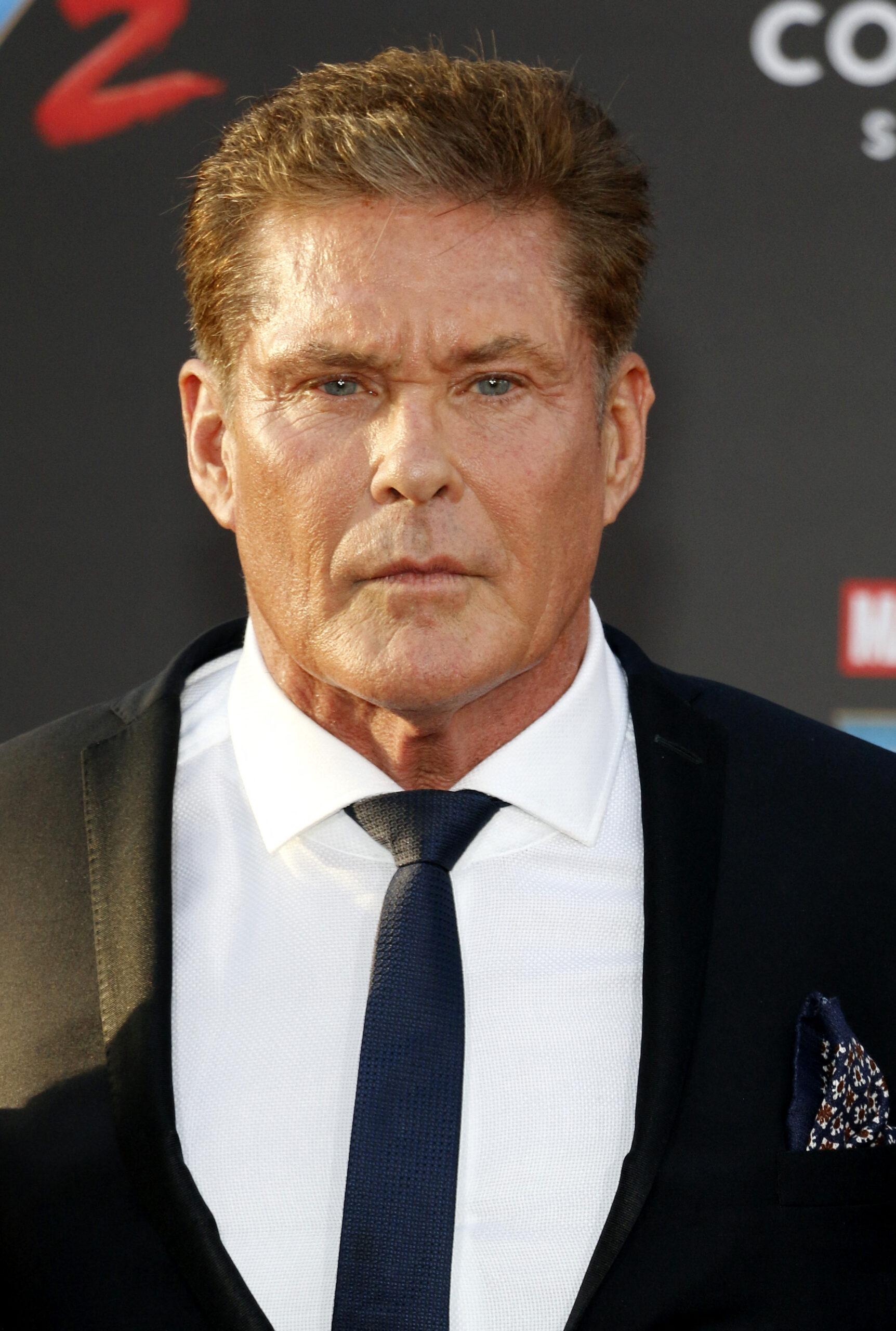 David Hasselhoff at the World premiere of 'Guardians Of The Galaxy Vol. 2'