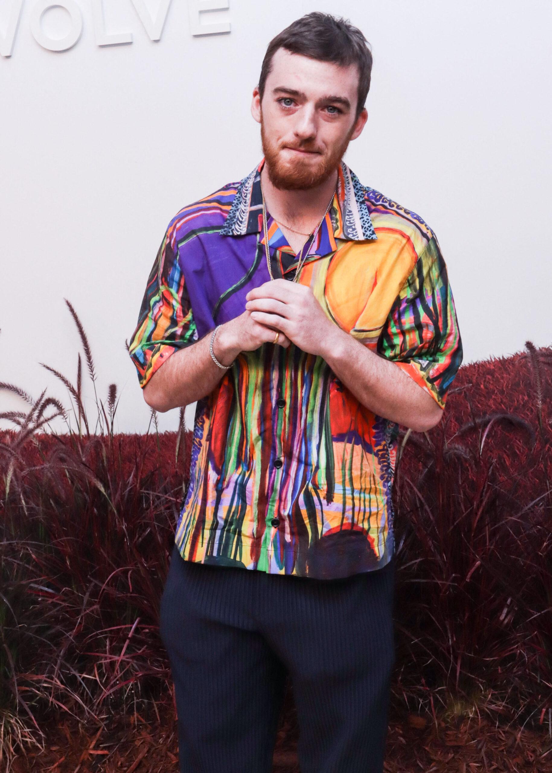 Angus Cloud at REVOLVE Gallery NYFW 2022 Presentation VIP Opening Event