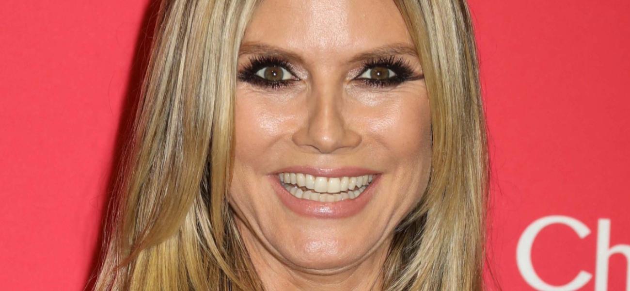 Heidi Klum close up