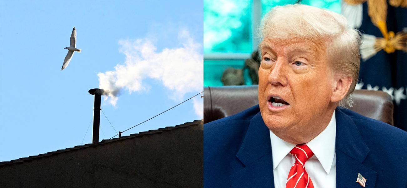 Donald Trump breaks silence on new Pope