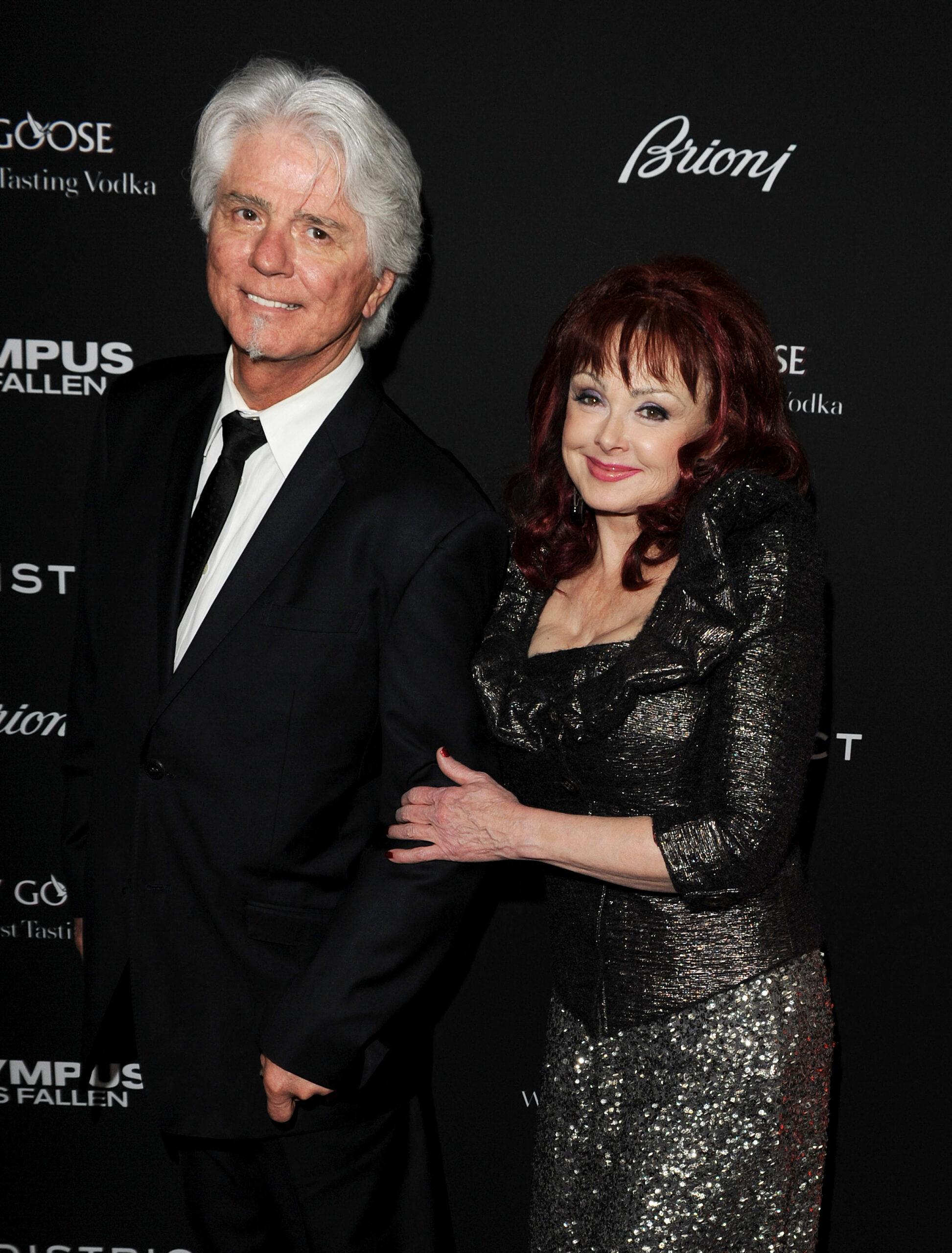 Larry Strickland and Naomi Judd at The Judd's exhibition at the Country Music Hall of Fame and Museum on August 8, 2018