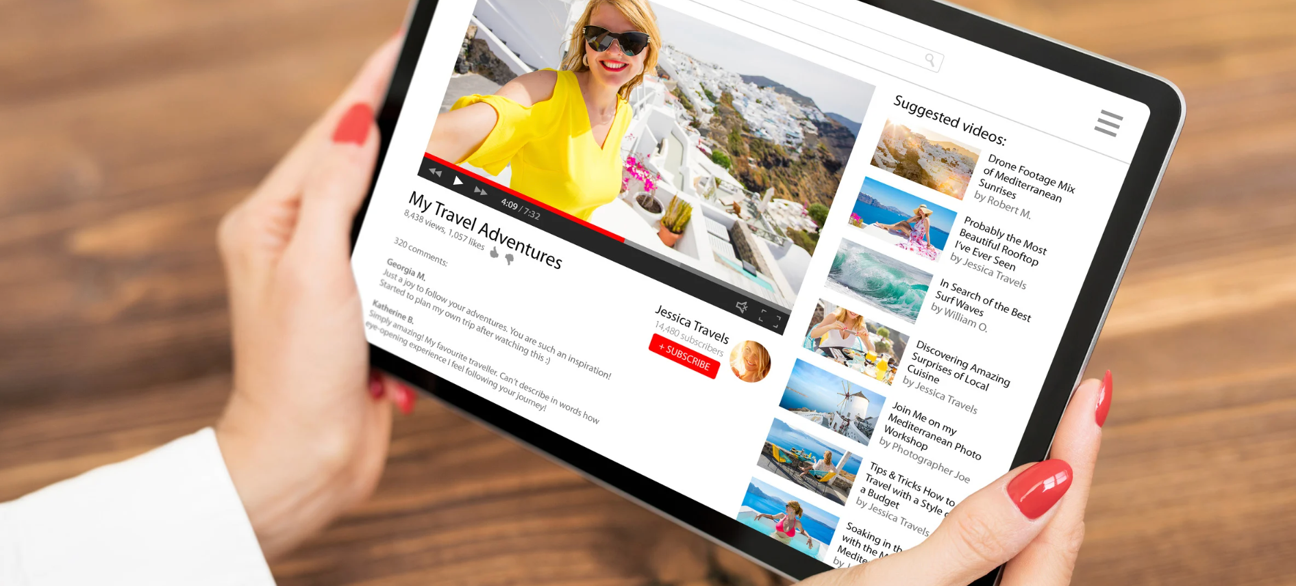 Youtube on an ipad