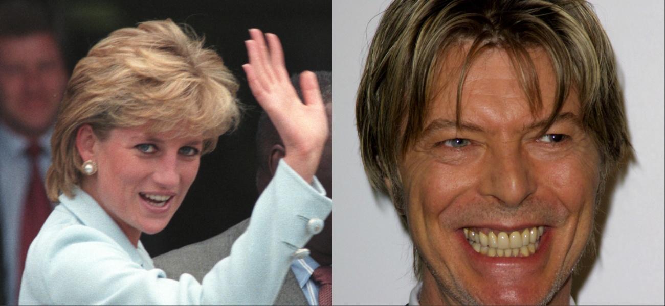 Princess Diana and David Bowie
