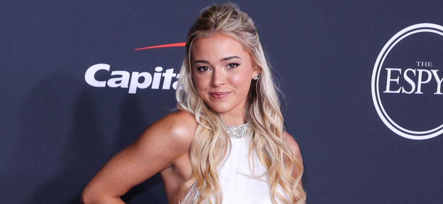 HOLLYWOOD, LOS ANGELES, CALIFORNIA, USA - JULY 20: 2022 ESPY Awards held at the Dolby Theatre on July 20, 2022 in Hollywood, Los Angeles, California, United States. 20 Jul 2022 Pictured: Olivia Dunne. Photo credit: Xavier Collin/Image Press Agency / MEGA TheMegaAgency.com +1 888 505 6342 (Mega Agency TagID: MEGA879980_021.jpg) [Photo via Mega Agency]
