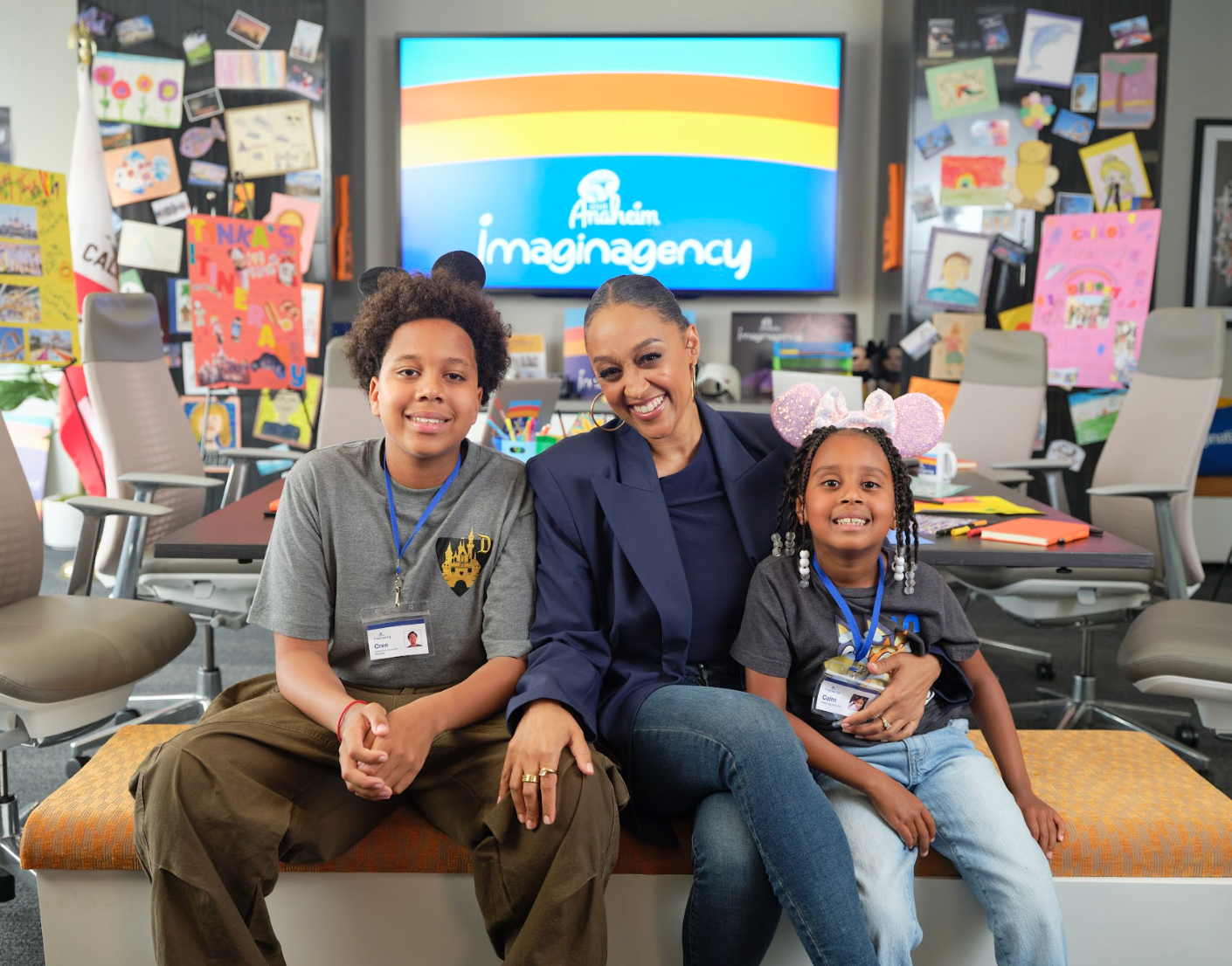 Tia Mowry and kids