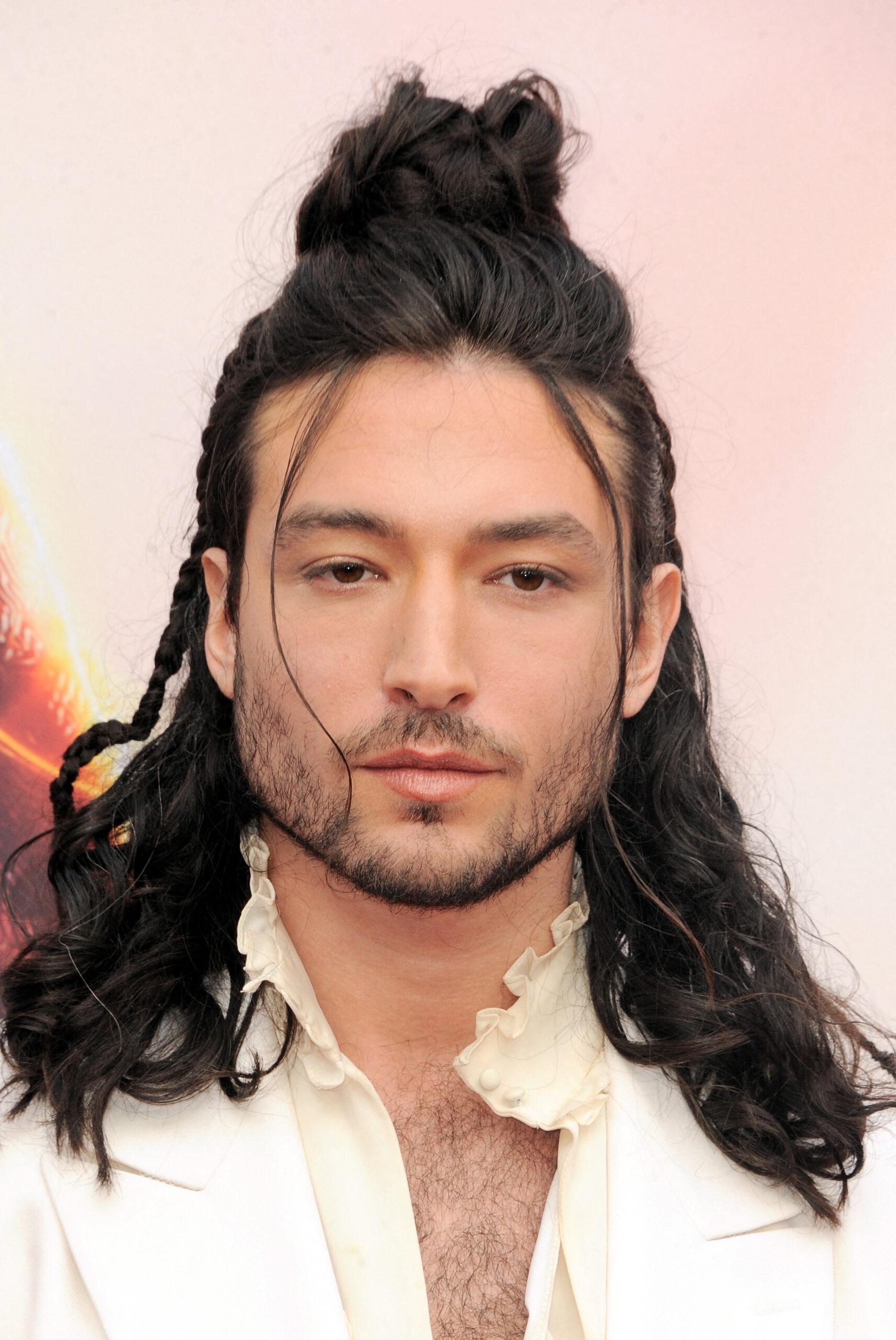 Ezra Miller at Los Angeles premiere of 'The Flash' 