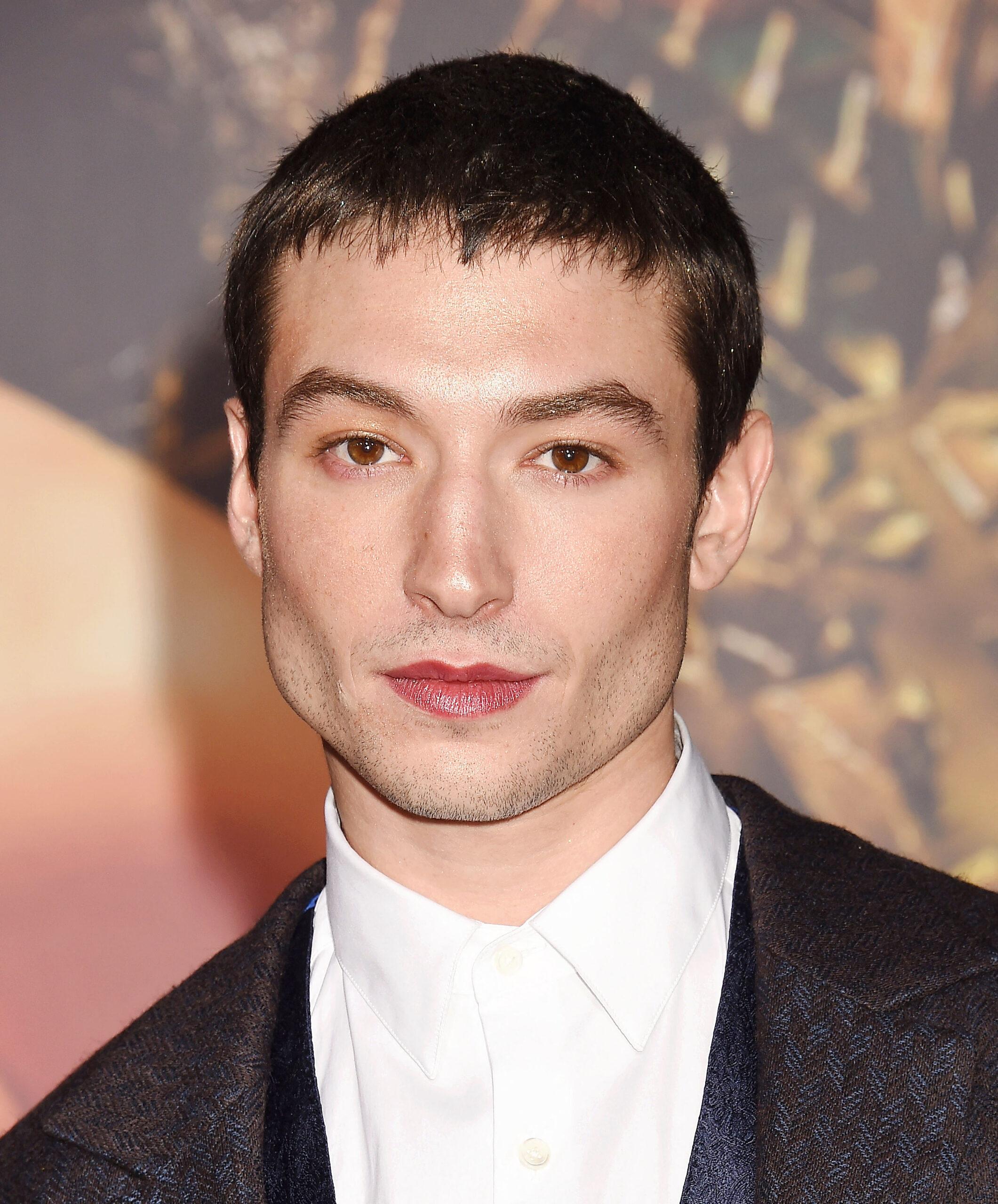 Ezra Miller at Premiere Of Warner Bros. Pictures' 'Justice League'