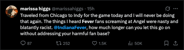 Screenshot of X post. 