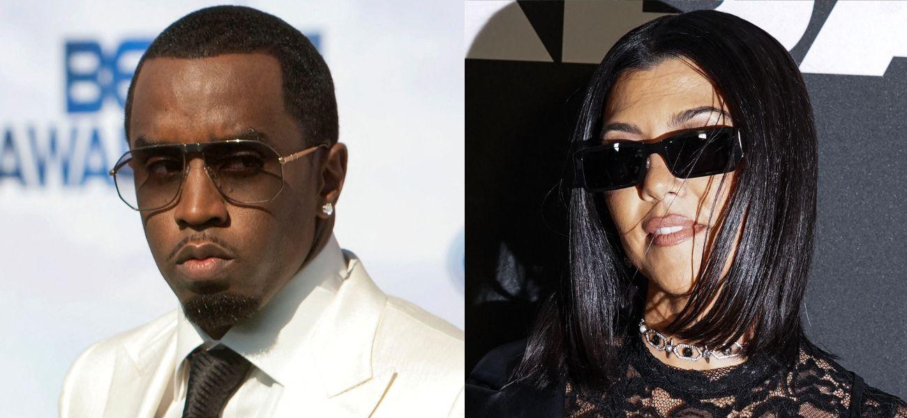 Diddy, Kourtney Kardashian photo collage