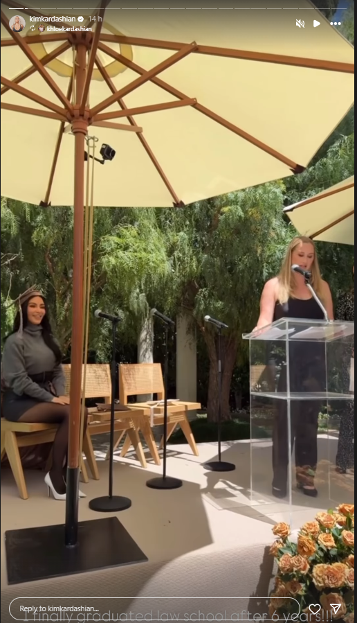 Kim Kardashian celebrates her law program graduation