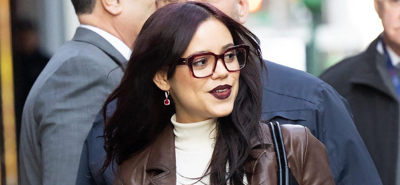 Jenna Ortega and Uzo Aduba On Late Show with Stephen Colbert Show