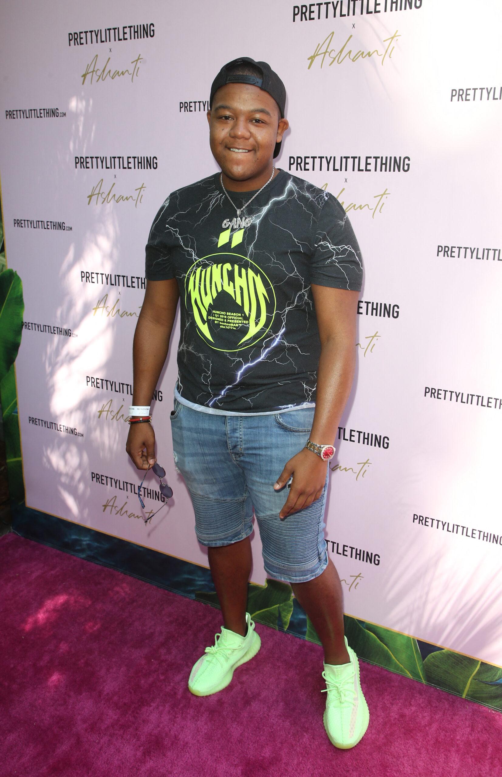 Kyle Massey at the PrettyLittleThing X Ashanti Launch events