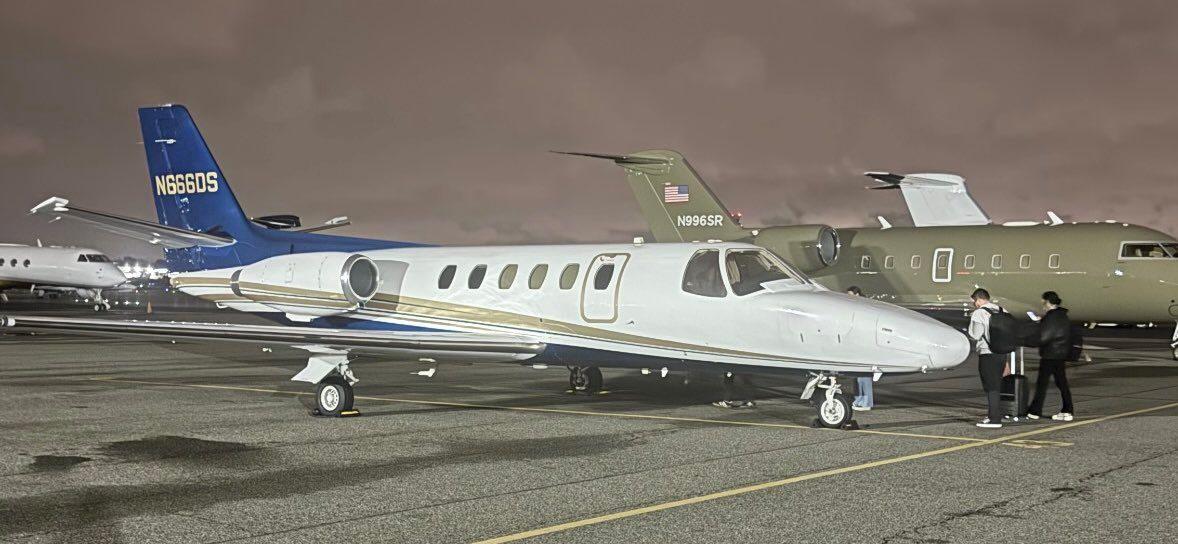 Private jet that Daniel Williams boarded