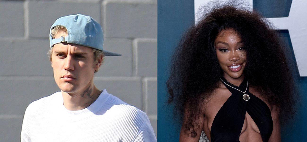 Justin Bieber (left) SZA (right)