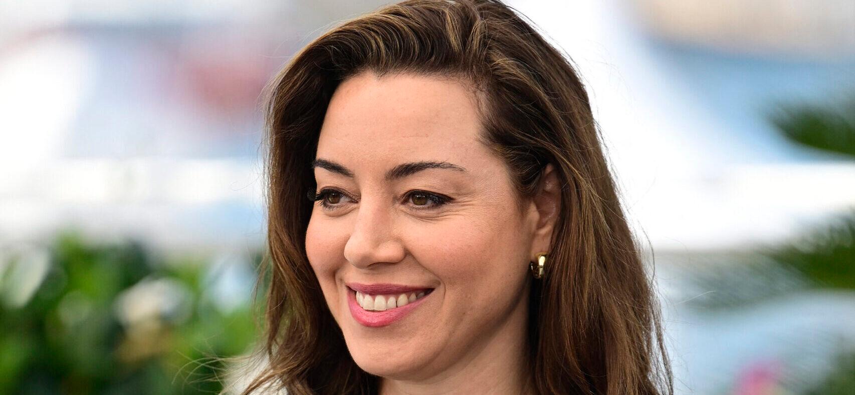 Aubrey Plaza Comforted By Co-Star On First Red Carpet Since Spouse’s Death