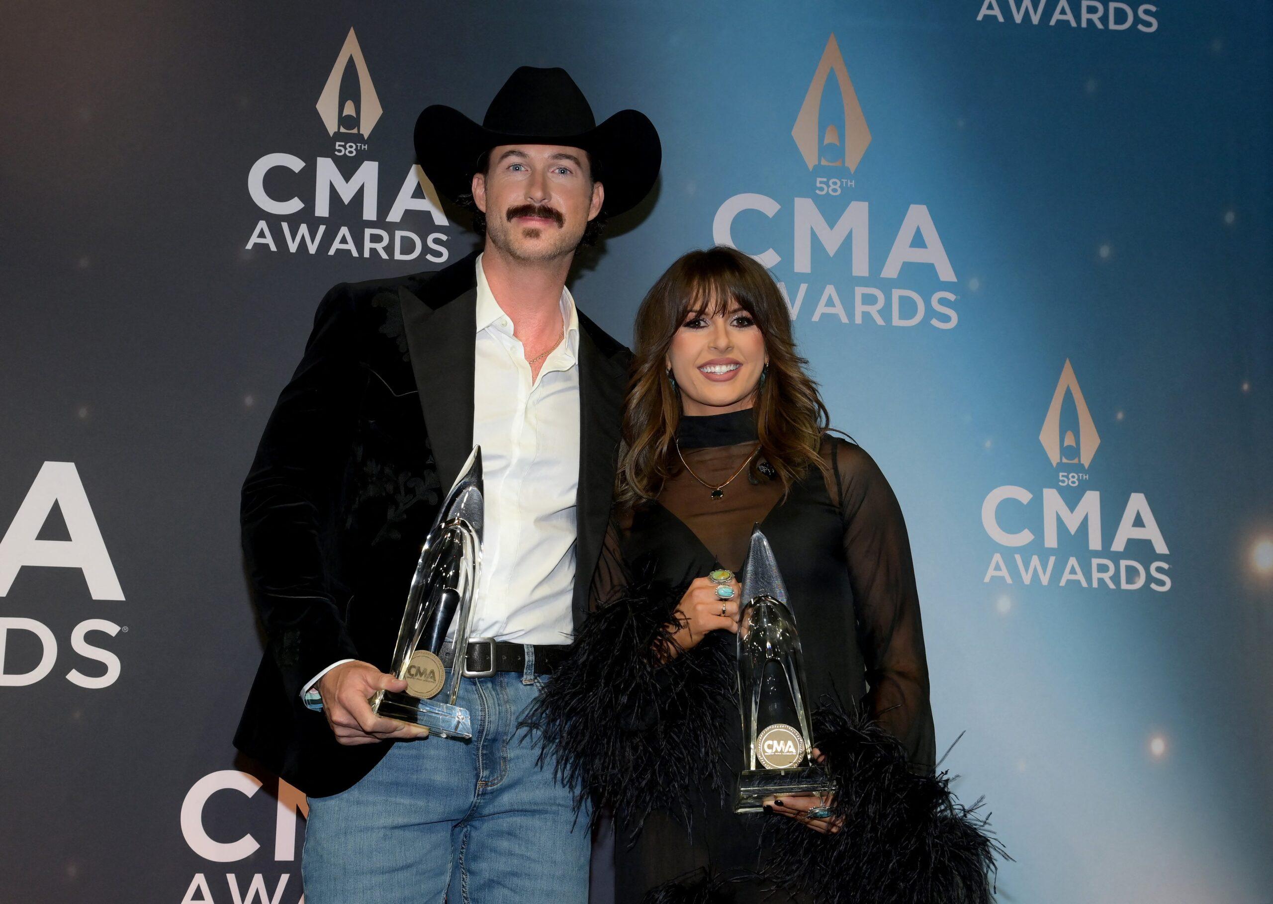 Riley Green and Ella Langley at 57th Annual CMA Awards 
