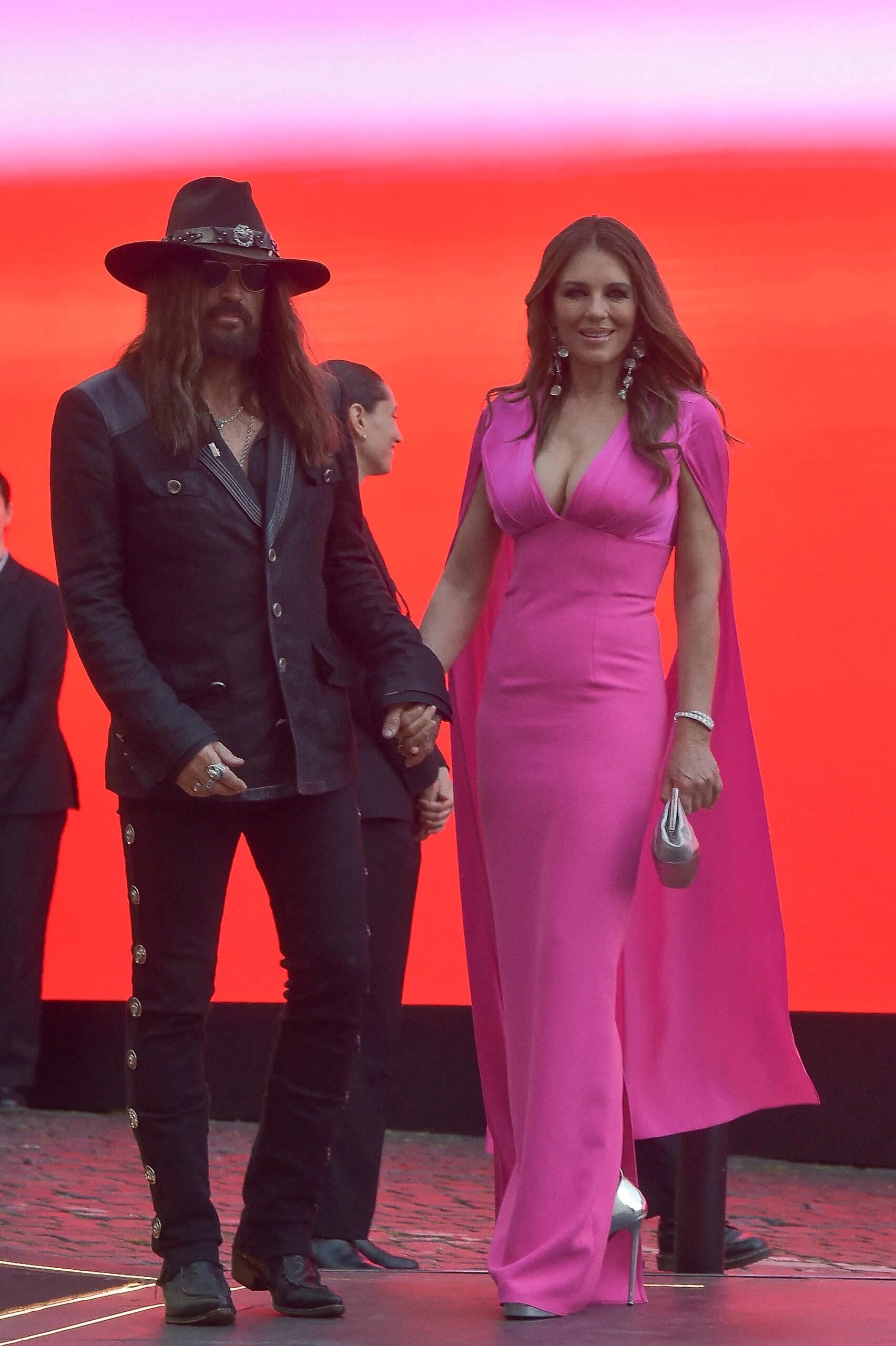 Billy Ray Cyrus and Elizabeth Hurley