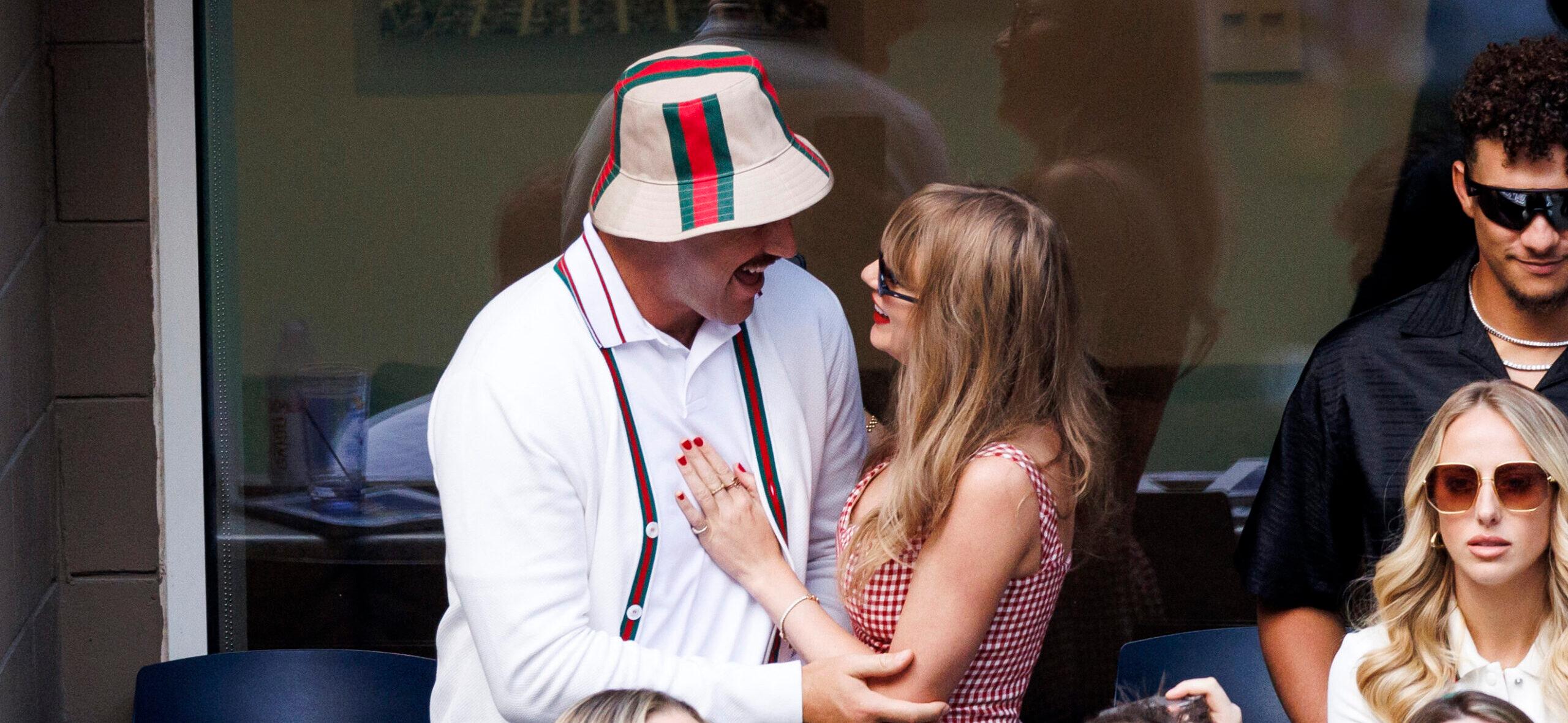 Taylor Swift and Travis Kelce put on a VERY loved-up display at the US Open