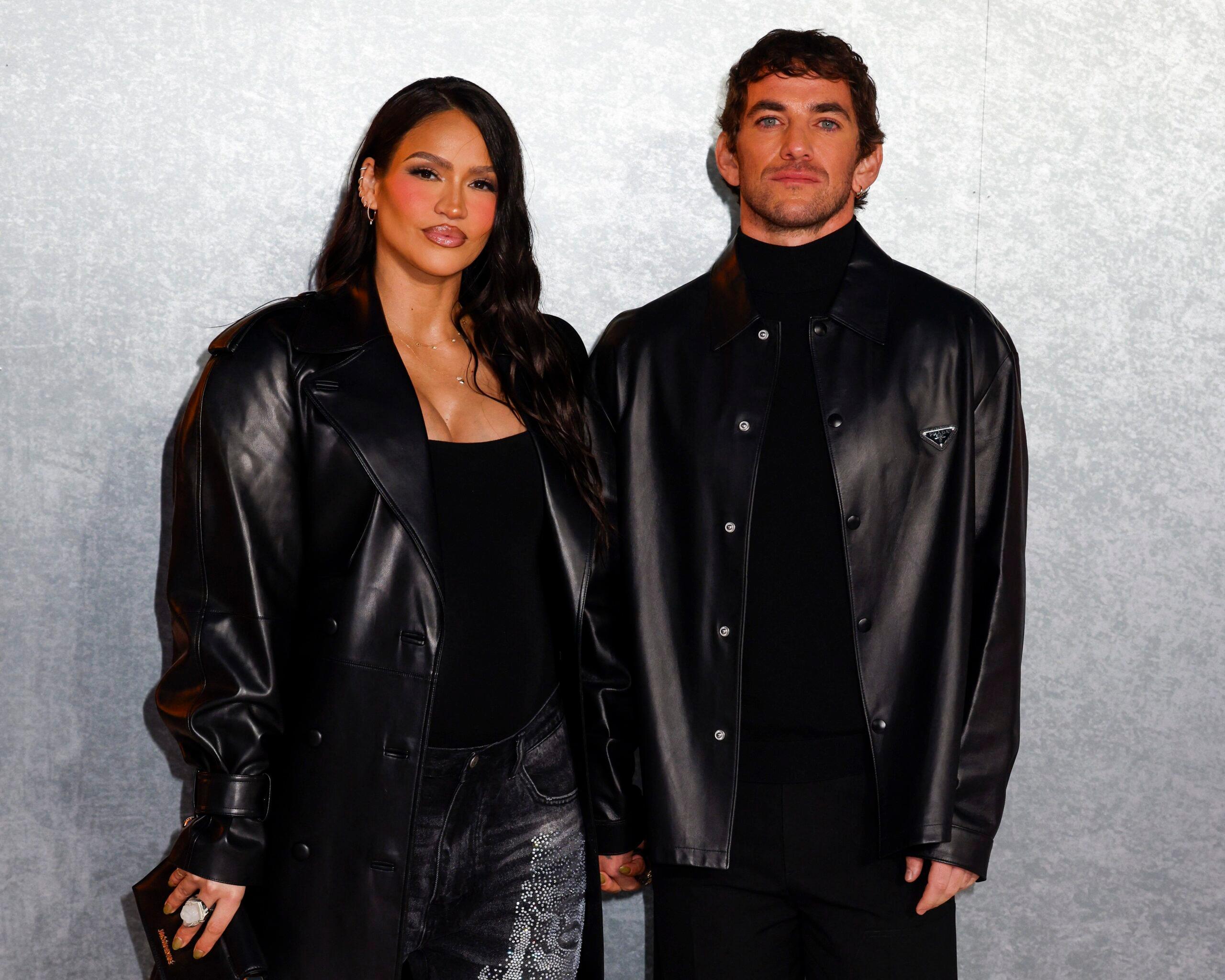 Cassie and Alex Fine attend MobLand Global Premiere, Odeon Luxe In Leicester Square, London - 27 Mar 2025