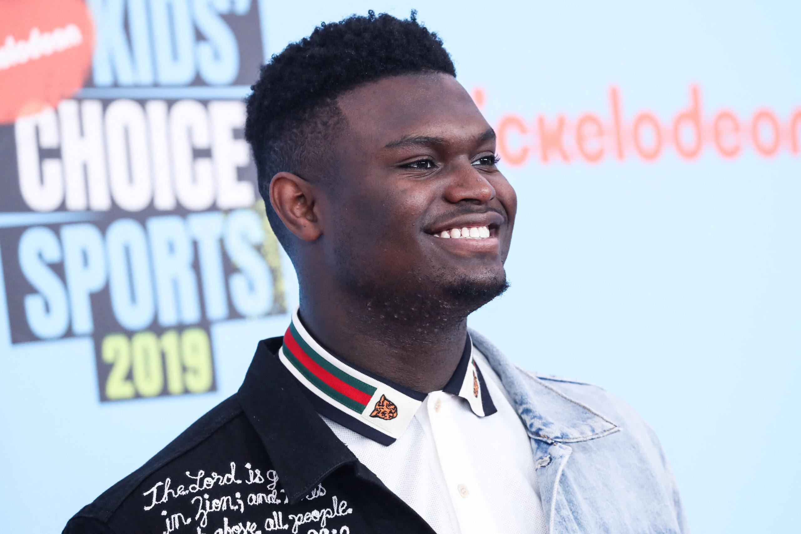 Zion Williamson at Nickelodeon's Kids Choice Sports Awards 2019