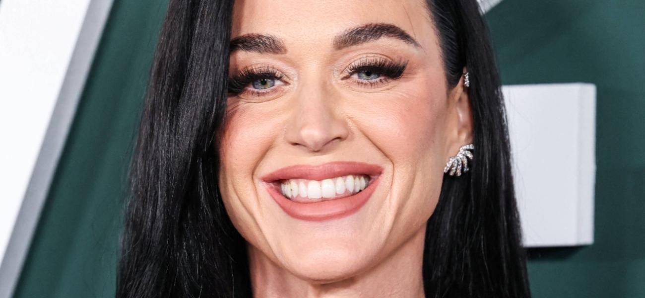 Katy Perry Nearly Bursts Out Of Her Braless Dinner Dress In Paris
