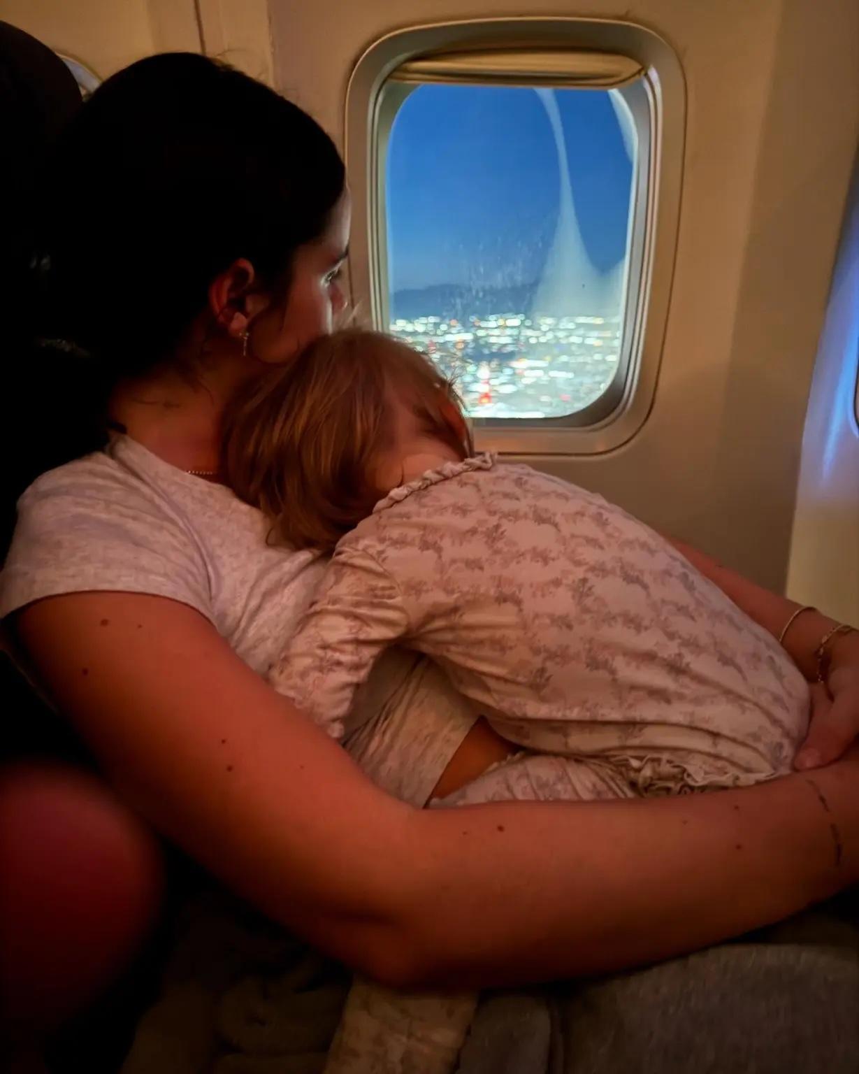 Natalie Joy holding her baby