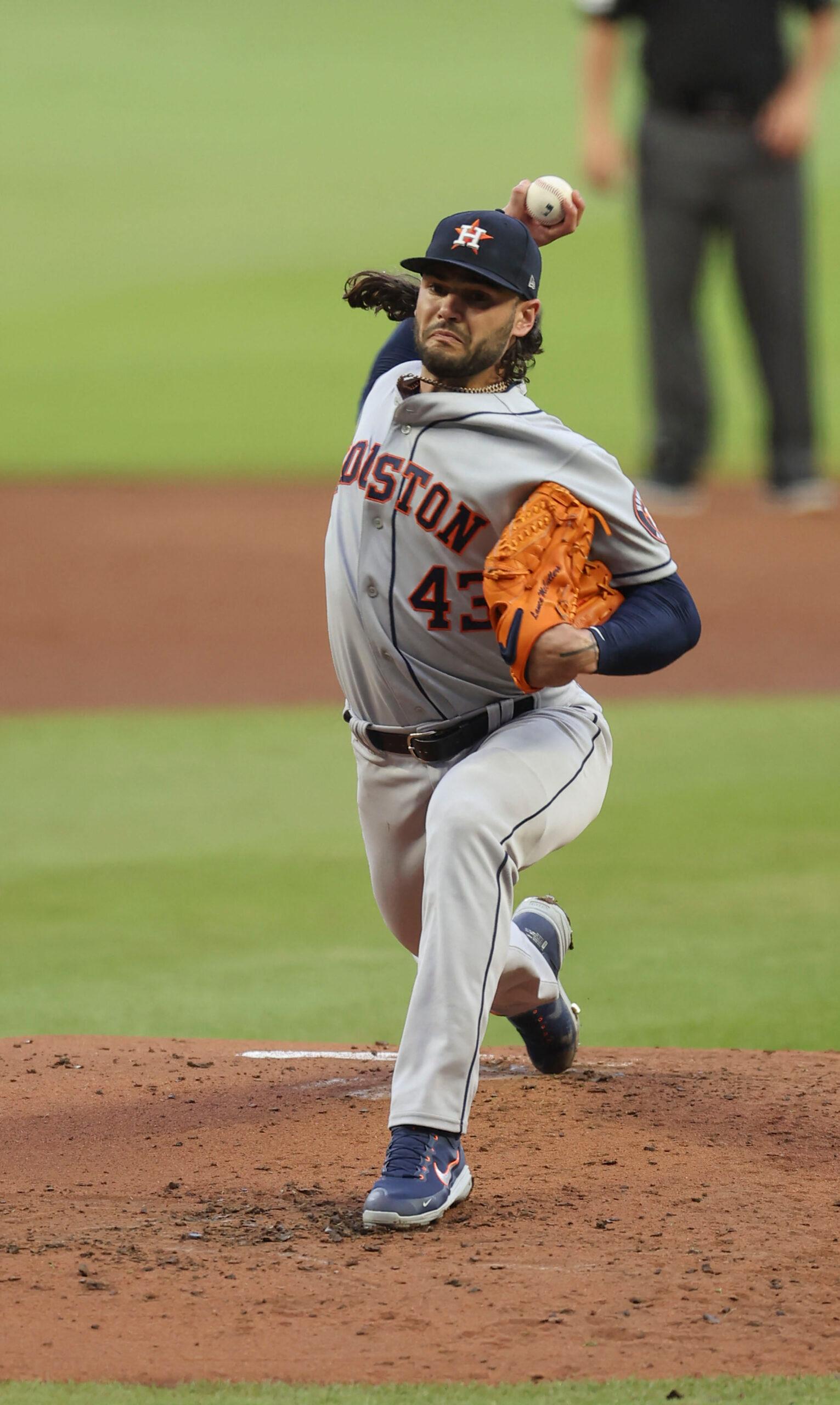 Lance McCullers Jr. pitching