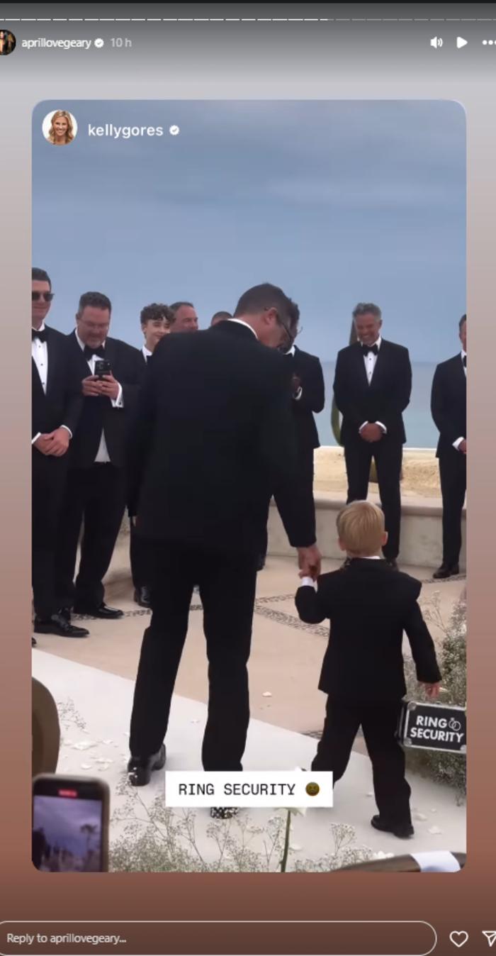 Views from Robin Thicke's wedding 