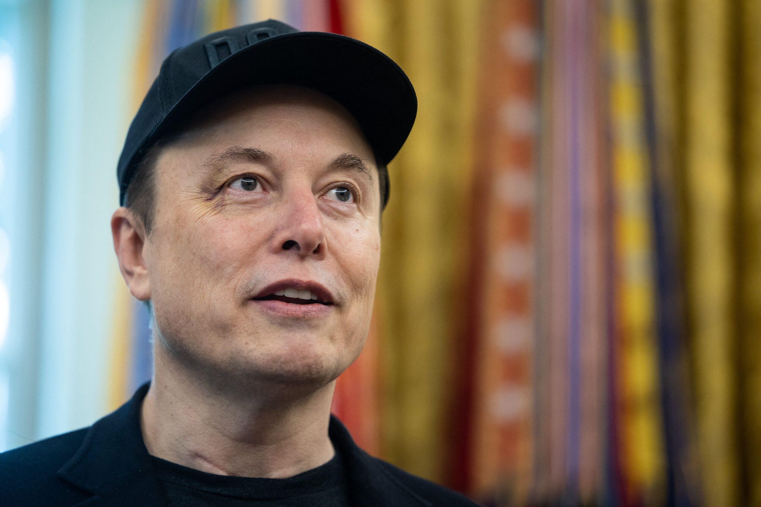 Elon Musk at the Oval Office