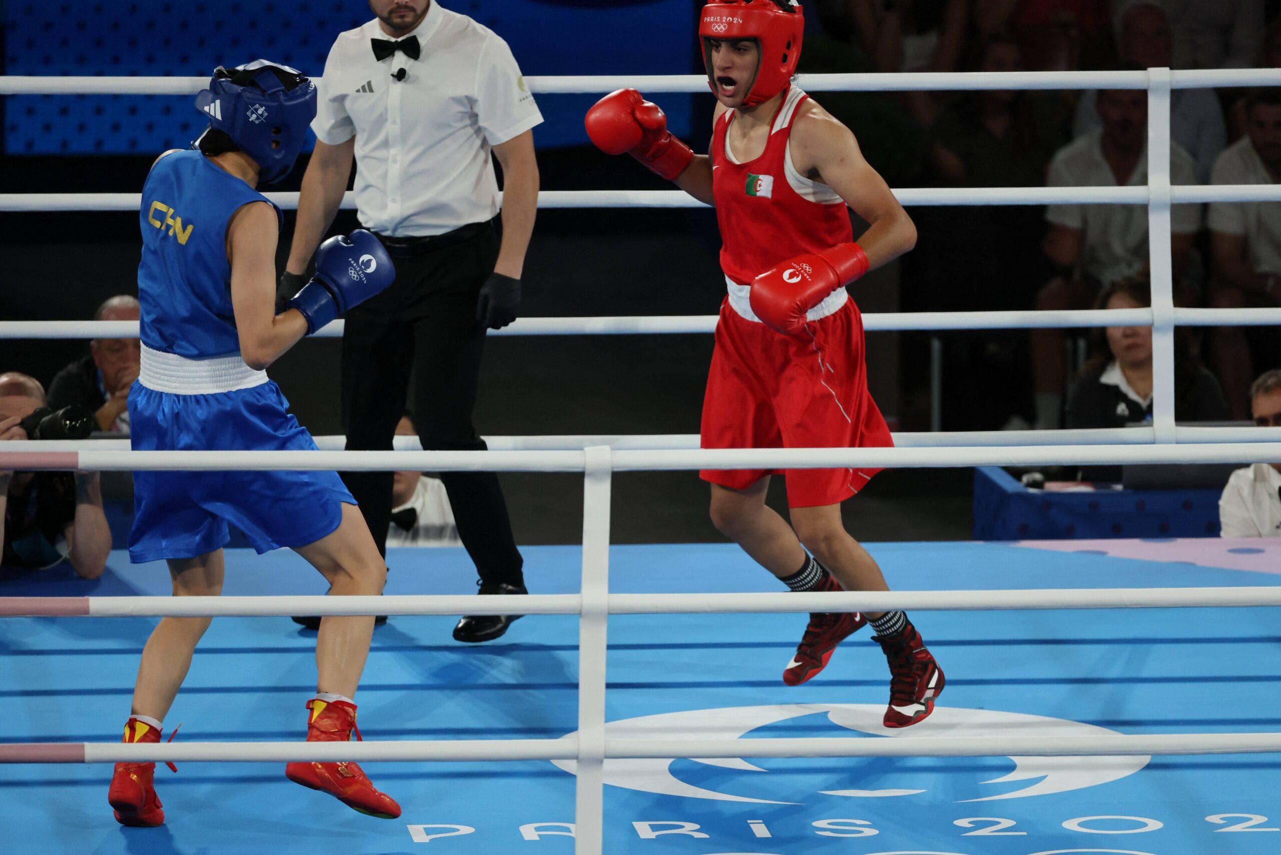 Paris Olympics 2024 Boxing Imane Khelif v Liu Yang