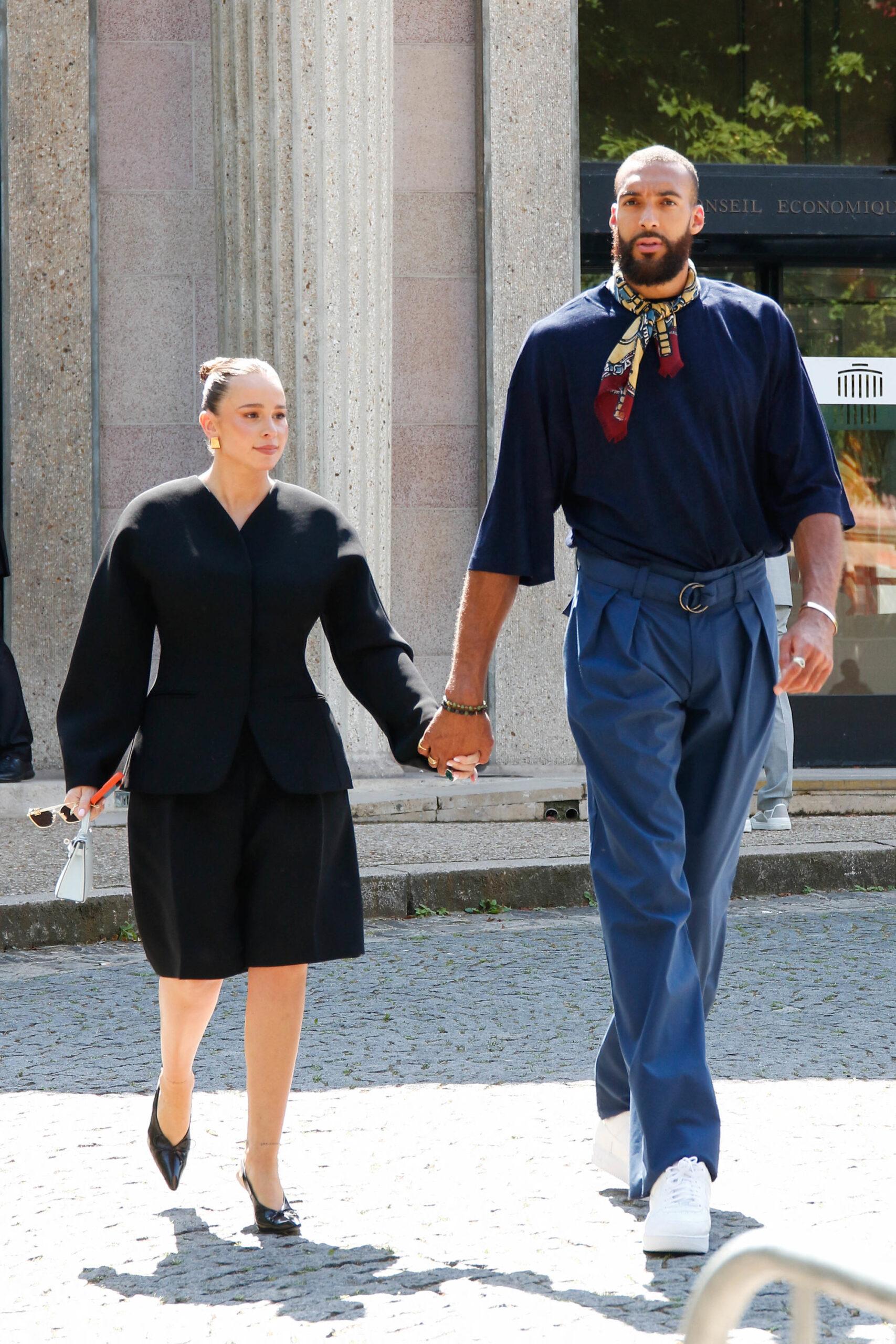 Rudy Gobert and Julia Bonilla. 