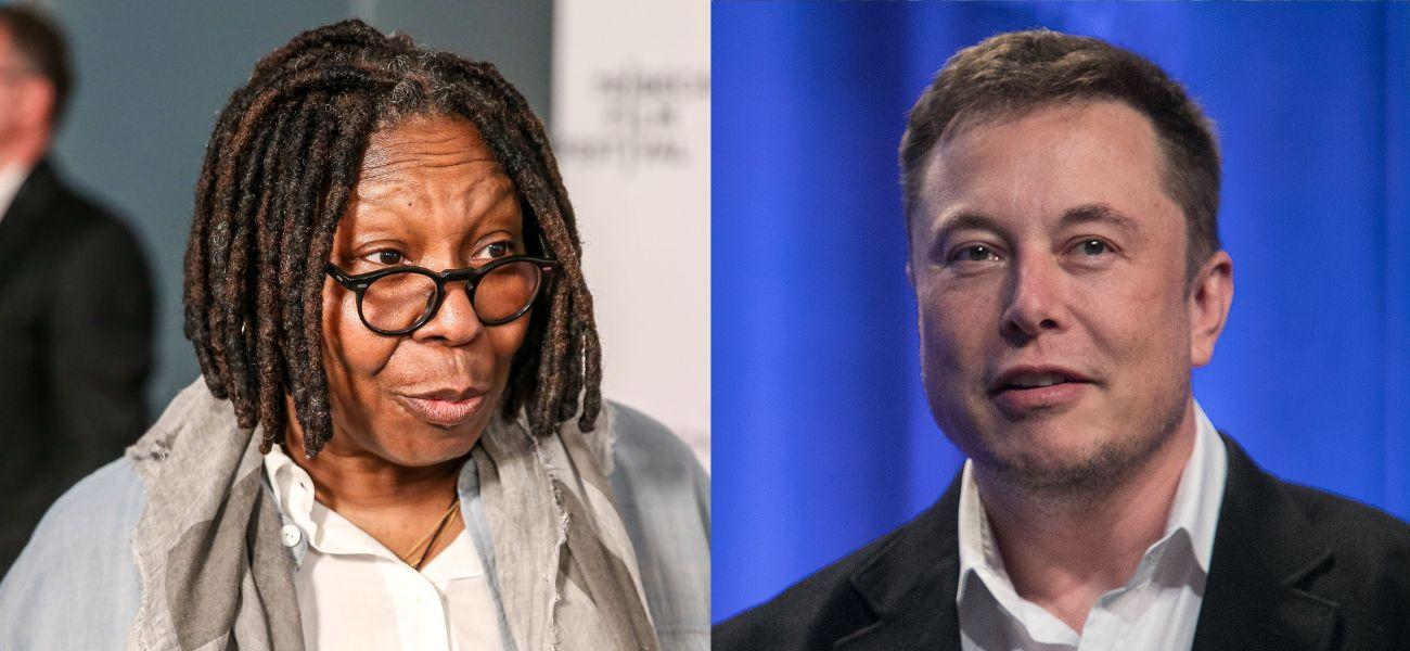 Whoopi Goldberg, Elon Musk photo collage