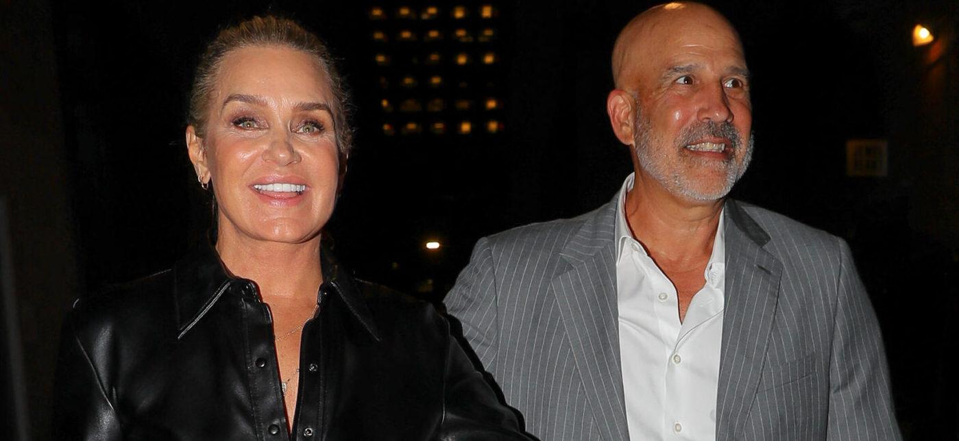 Yolanda Hadid and Joseph Jingoli leaving Spring Studios in NYC