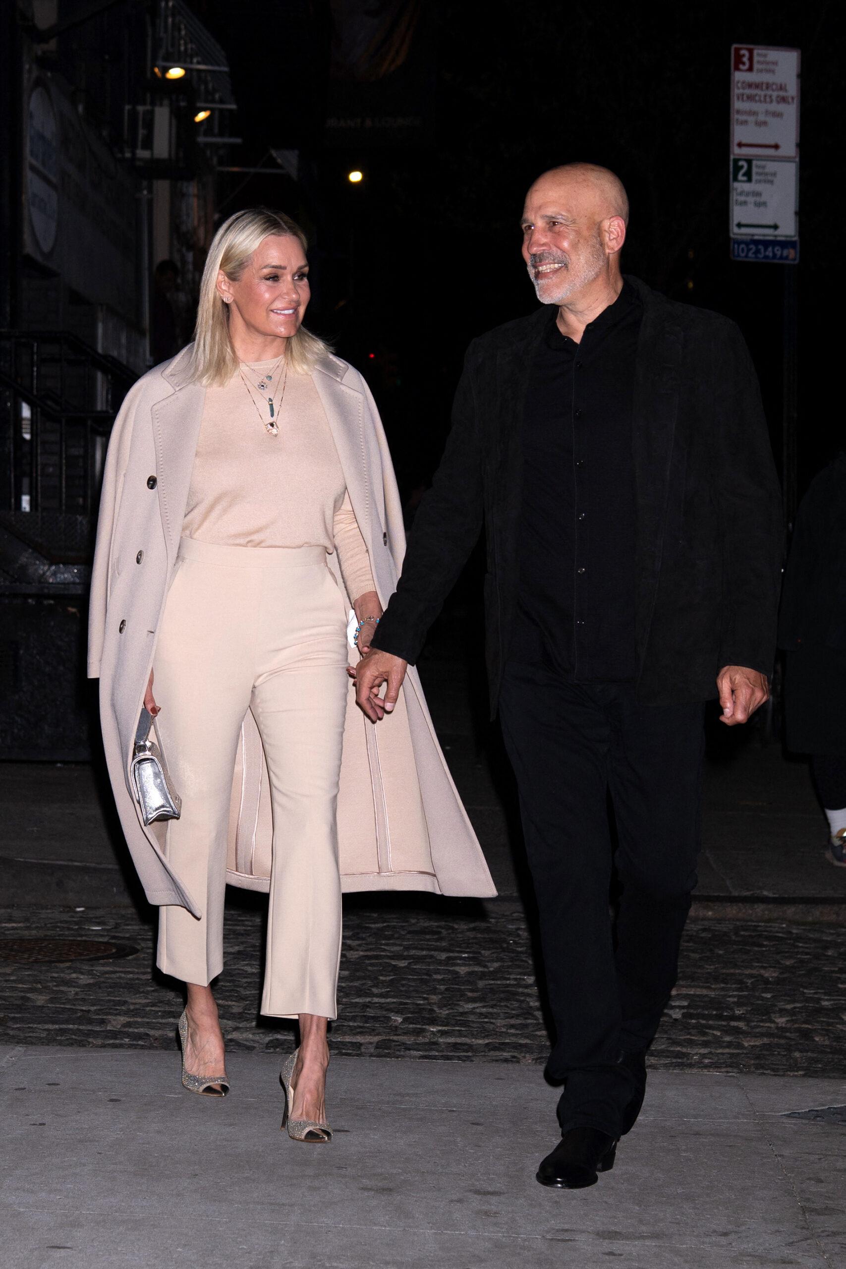 Yolanda Hadid and Joseph Jingoli at Gigi Hadid's 27th Birthday Celebration