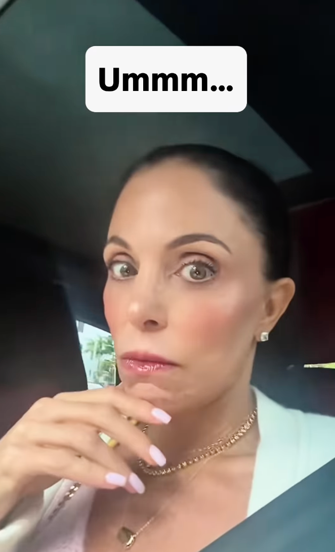 Bethenny Frankel in the car