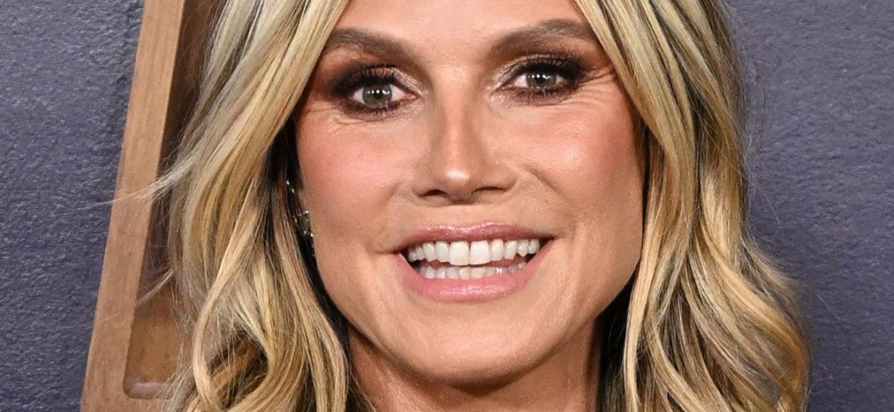 Heidi Klum close up