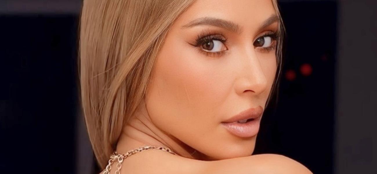 Kim Kardashian close up