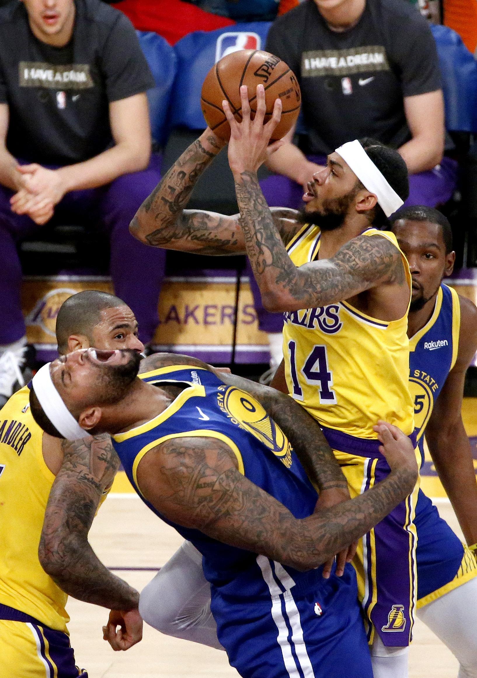 NBA 2019: Warriors 130 : 111 Lakers DeMarcus Cousins