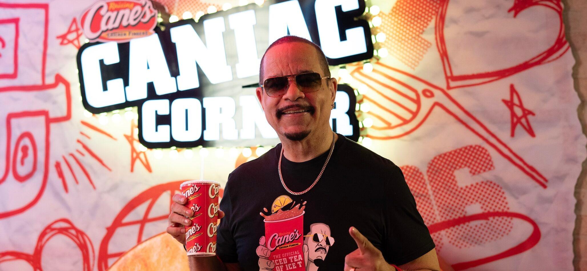 Ice-T at Raising Cane's for National Iced Tea day