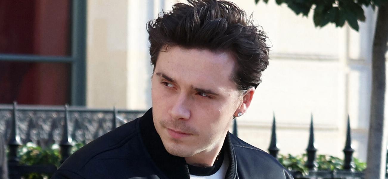 Brooklyn Beckham leaves his hotel