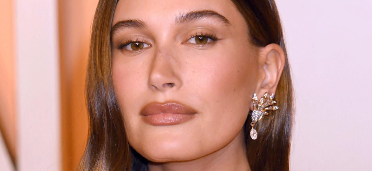 Hailey Bieber close up
