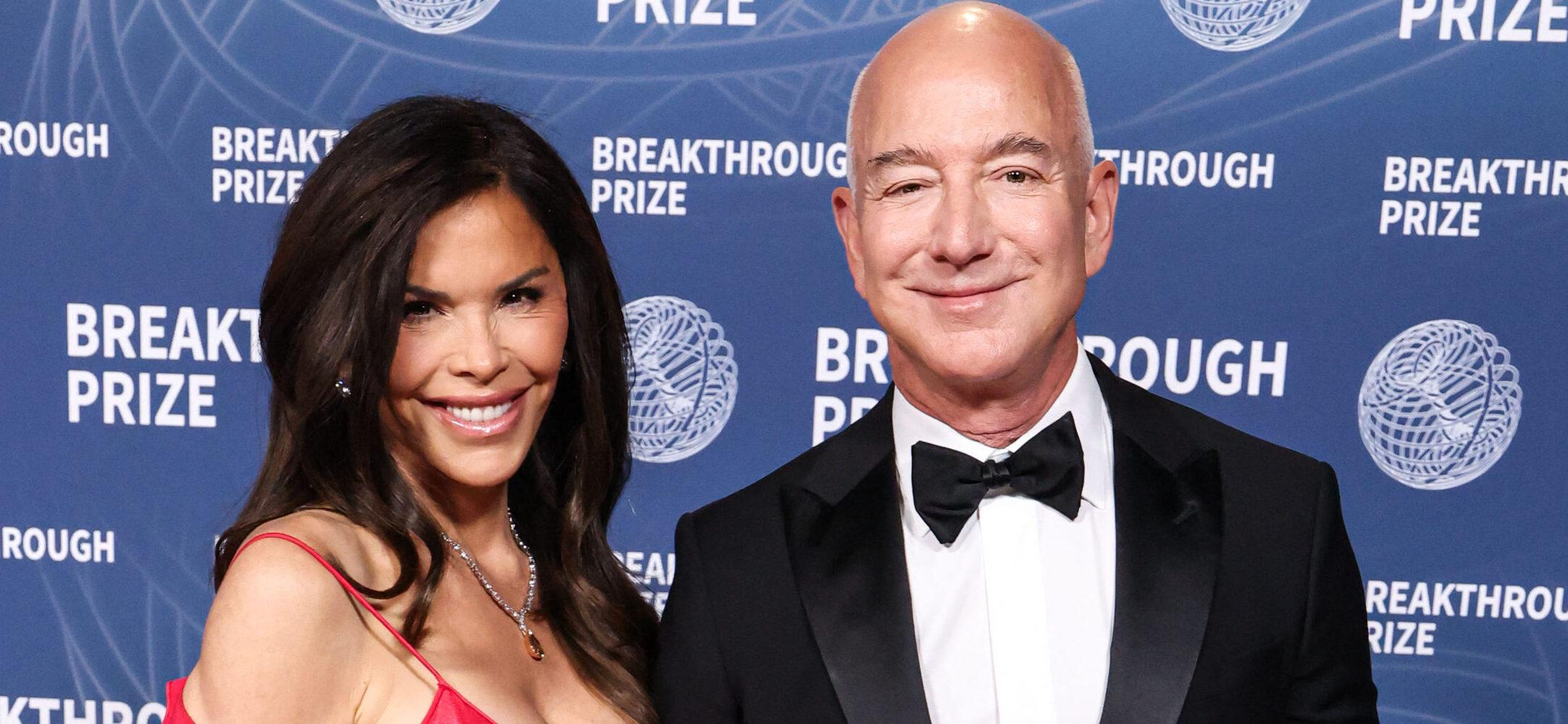 Jeff Bezos and Lauren Sanchez at the 11th Annual Breakthrough Prize Ceremony 2025