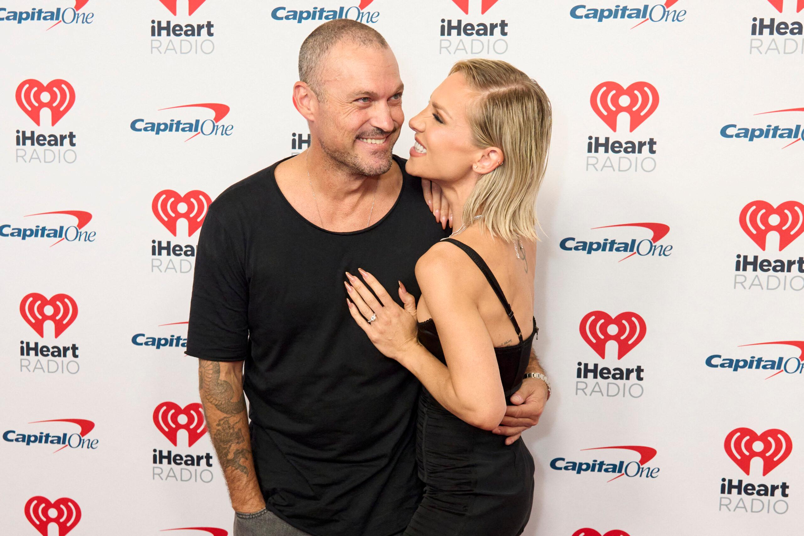 Brian Austin Green and Sharna Burgess at 2023 iHeartRadio Music Festival 
