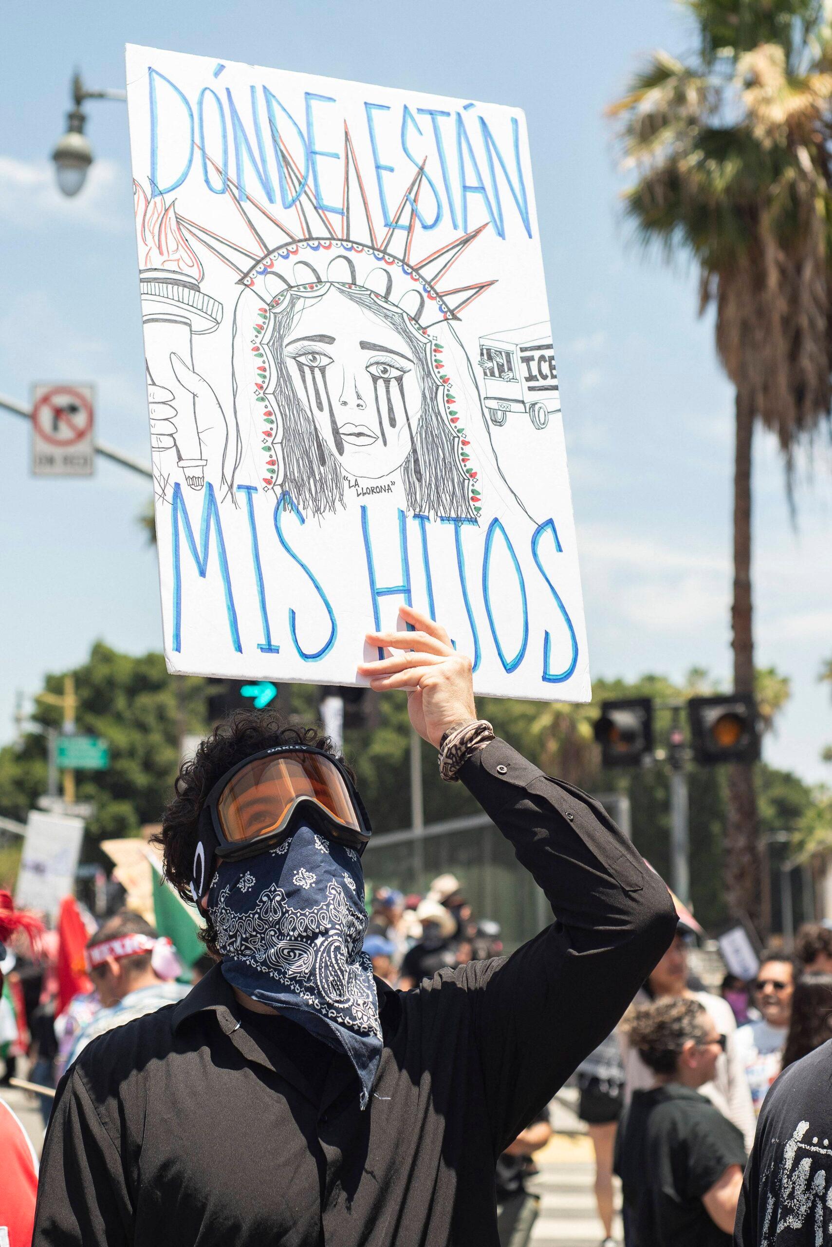 No Kings Protests Take Place In Downtown Los Angeles