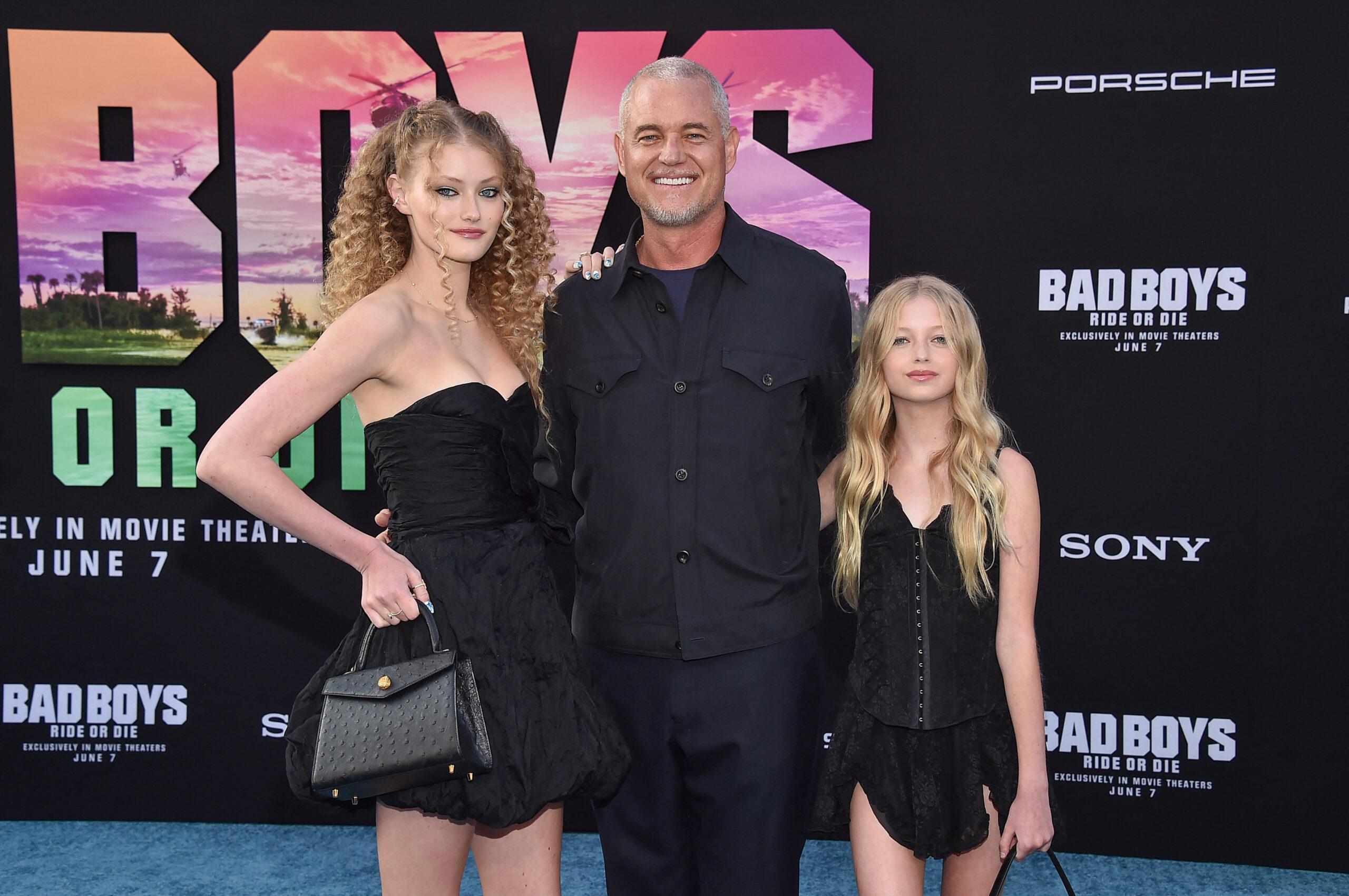Eric Dane and his daughters attend Bad Boys: Ride or Die Los Angeles Premiere