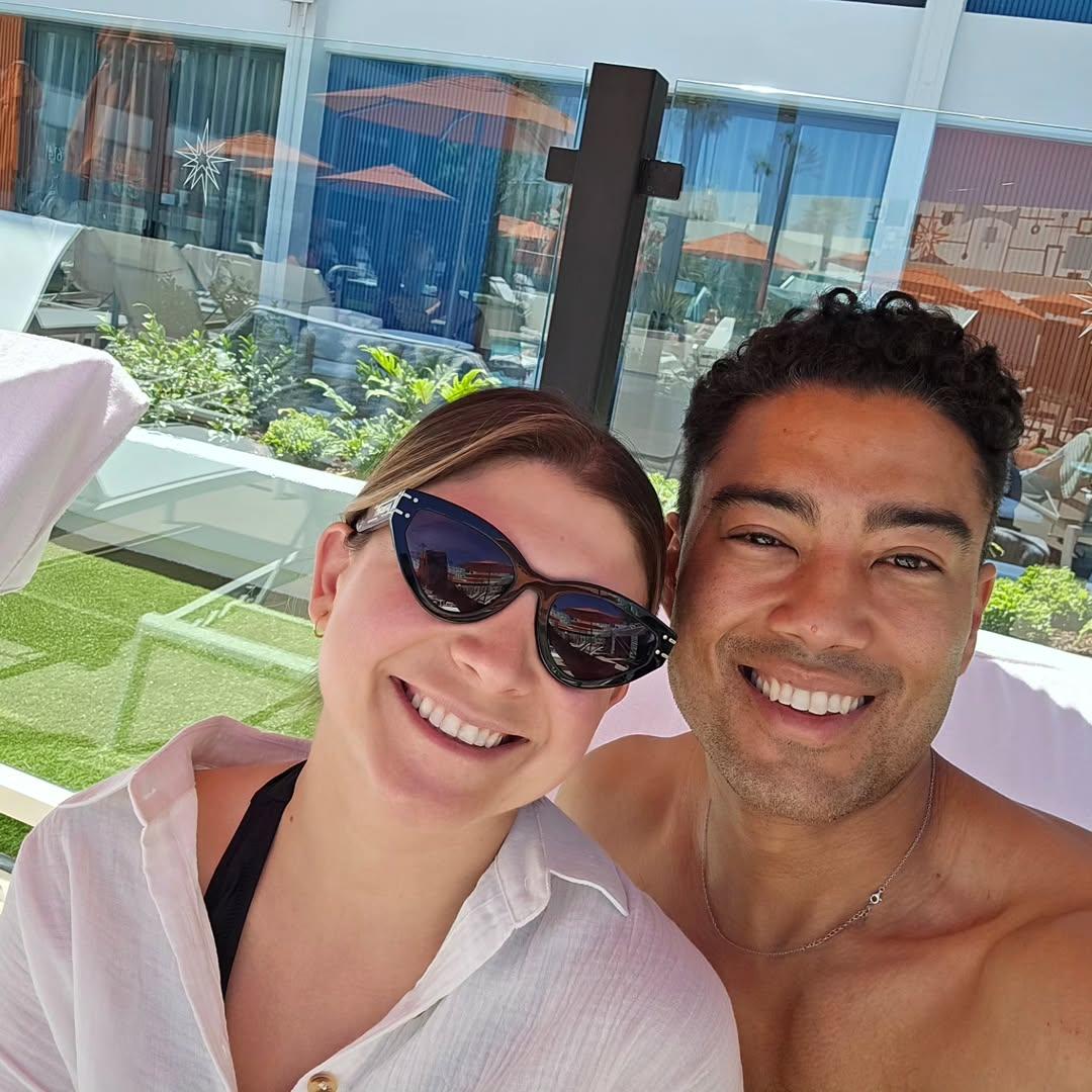 Janet Caperna and Jason Caperna selfie