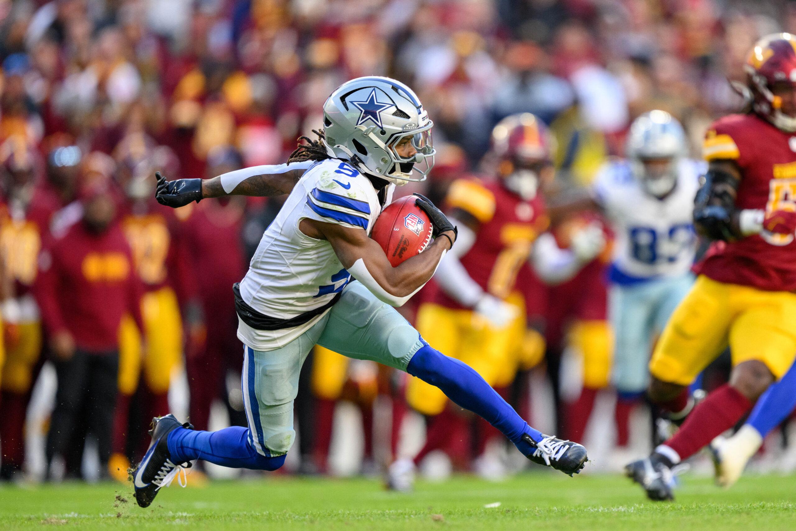 Dallas Cowboys player KaVontae Turpin during a game. 