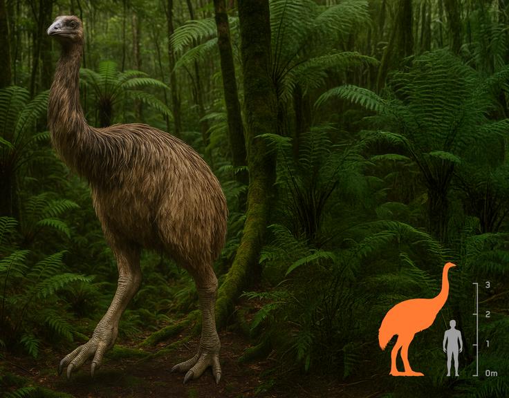The extint Moa