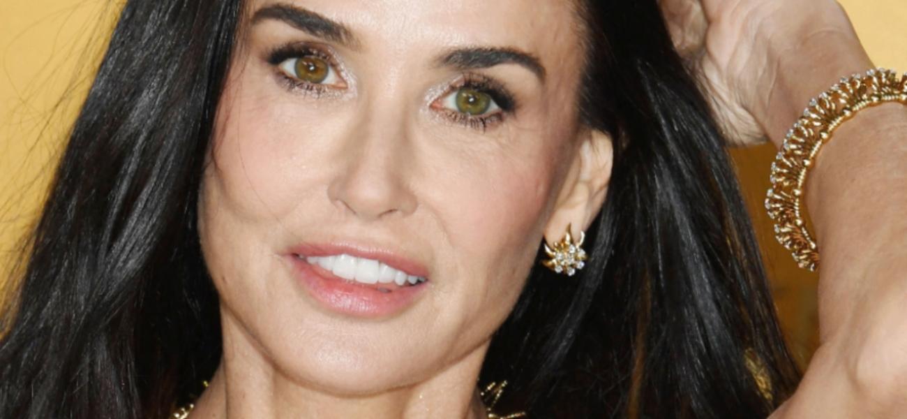 Demi Moore close up